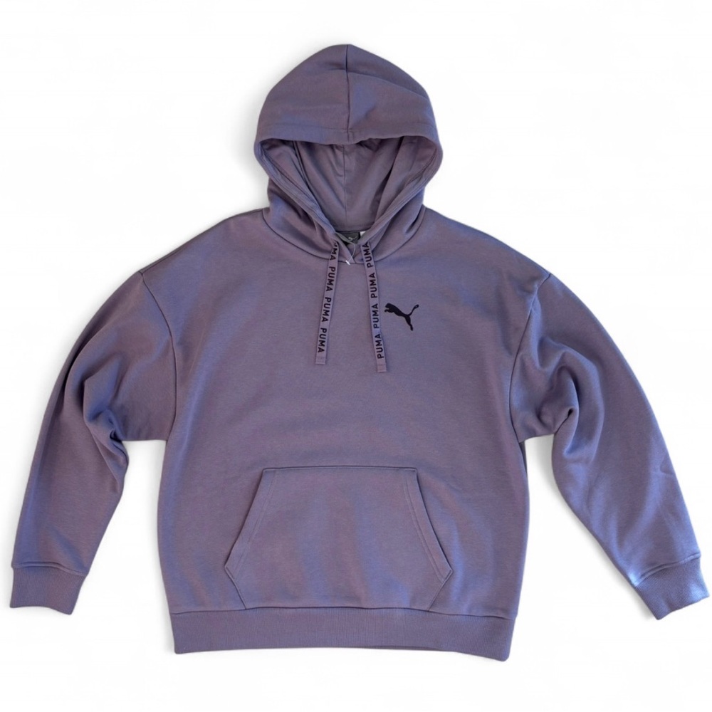 NWOT Puma Women’s Lavender Hoodie Pullover Sweatshirt with Drawstrings Size M